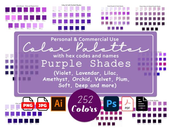 Purple Color Palettes