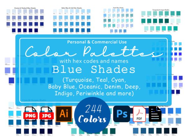 Blue Color Palettes