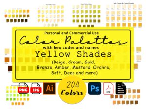 Yellow Color Palettes