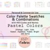 Pastel Color Palette Combinations