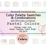 Pastel Color Palette Combinations