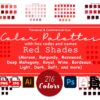 Red Color Palettes