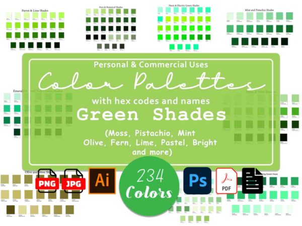 Green Color Palettes