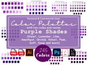 Purple Color Palettes