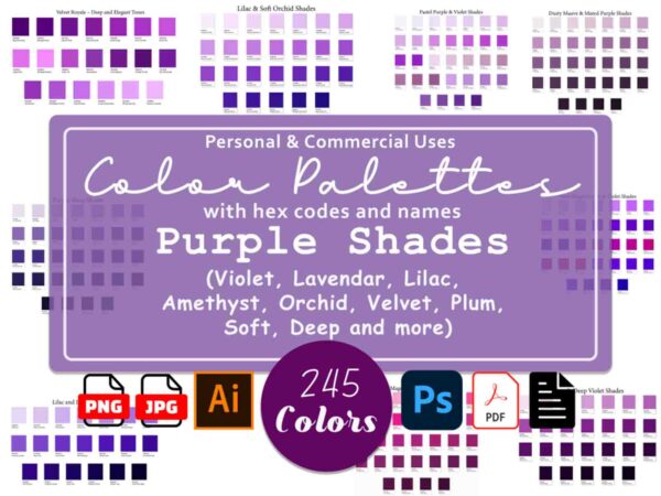 Purple Color Palettes