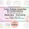 Pastel Color Palette Combinations