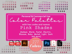 Pink Color Palettes