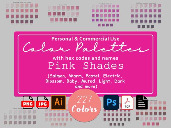 Pink Color Palettes