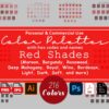 Red Color Palettes