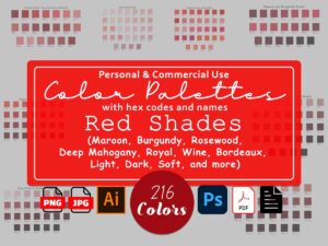 Red Color Palettes