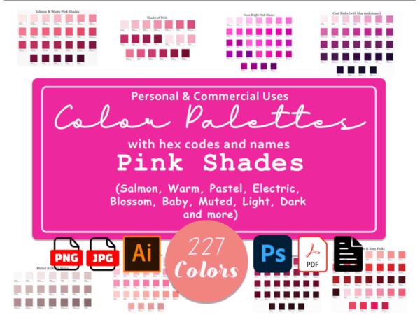 Pink Color Palettes