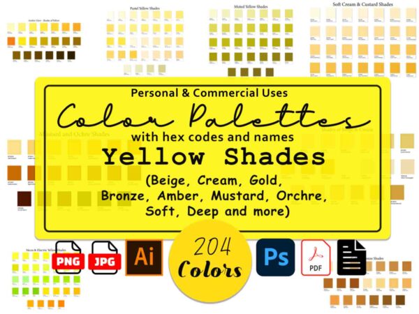 Yellow Color Palettes
