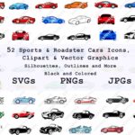 Race and Sports Car SVG PNG