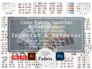 Interior and Exterior Color Palette Combinations